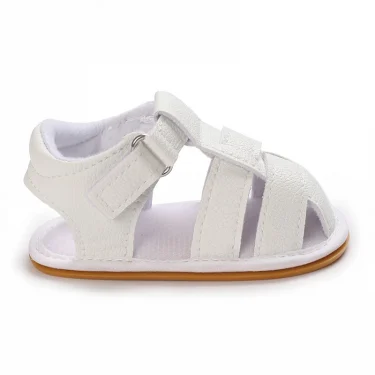 Toddler First Walker Baby Crib Newborn Baby Summer Sandals Infant Boy Girl Shoes Rubber Soft Sole Non-Slip 4