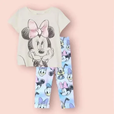 Cute Baby Girls Kids Clothing Disney Minnie Girls Clothes Sets Baby Clothes Set 0-10year Years Old 3