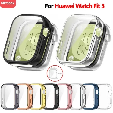 Full Cover For Huawei Watch Fit 3 SmartWatch TPU Screen Protector Case Protective Frame Bumper Shell for Huawei Fit3 Accessories 1