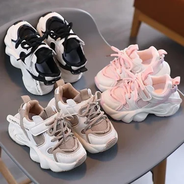 Spring New Kids Toddler Shoes Fashion Classic Children Sports Shoes Mesh Breathable Girls Infant Boys Baby Walking Running Shoes 1