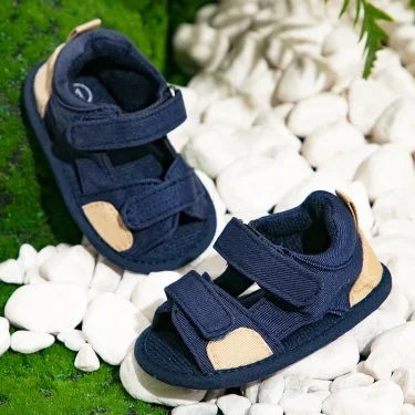 New Summer Baby Canvas Sandals Newborn Boys Girls Soft Soled Non Slip Walking Shoes 0-18Months 1