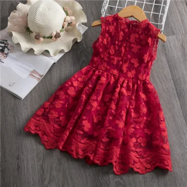Summer Dresses for Girls Lace Tulle Ball Design Baby Girl Dress Party Dress For 3-8 Years Infant Dresses for Toddler girl 4