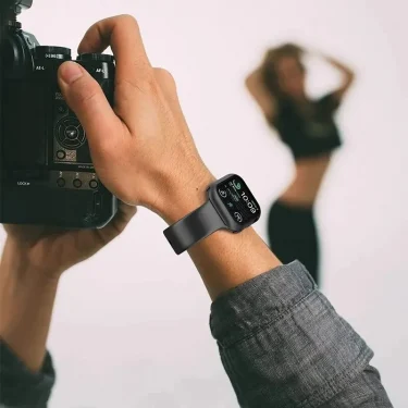 Tempered Glass+Cover For Apple Watch Case Series 9 8 7 6 5 Screen Protector Film For IWatch 45mm 44mm 40mm 41mm 49mm Accessorie 6