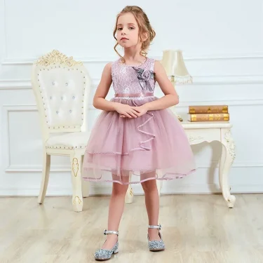 Baby Girls Dress Casual Costume Kids Dresses for 2-6Y Girl Flower Baby Dress Girl Party Little Prince Tutu Summer Dress Vestidos 2