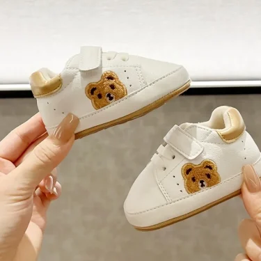 Boys and Girls Panda Sports Shoes in Spring and Autumn Seasons Children's Fashion Sports Tablet Baby Shoes from 0 to 18 Months 4