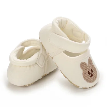 New Cute Cartoon 0-18M Baby Shoes for Boys and Girls Cotton Soft Bottom Anti slip Winter Warmth Preschool Kids First Walker 4