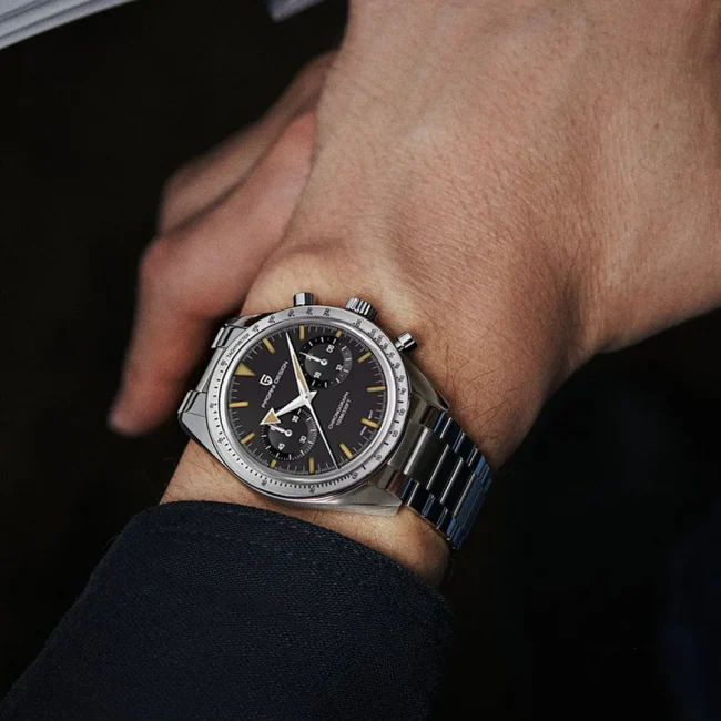 2025 New PAGANI DESIGN Retro Mens Watches Moon Quartz Watch For Men Speed Sports Chronograph AR Sapphire VK64 Clock Reloj Hombre 2