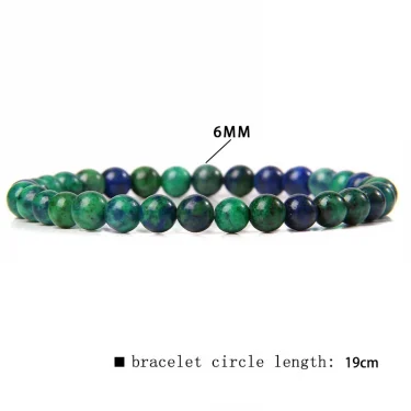 Natural Stone Beads Bracelet 6mm Round Tiger Eye Agates Quartz Beads Stretch Bracelet for Women Men Yoga Charm Jewelry Gifts 4