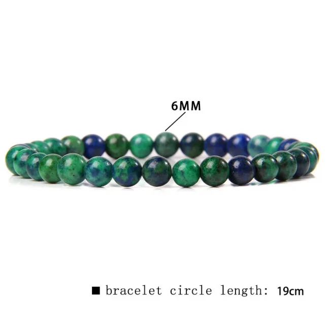 Natural Stone Beads Bracelet 6mm Round Tiger Eye Agates Quartz Beads Stretch Bracelet for Women Men Yoga Charm Jewelry Gifts 4