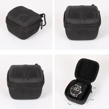 Watch Box Organizer For Men or Women，Watch Travel Case Portable Storage Watch Display Holder for Wristwatches and Smart Watches 5