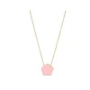 pink gold necklace