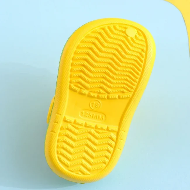Summer Kids Sandals Children Hole Shoes Slippers Soft Non-slip Cartoon DIY Design Beach Sandy Slipper Shoe for Boys Girls 5