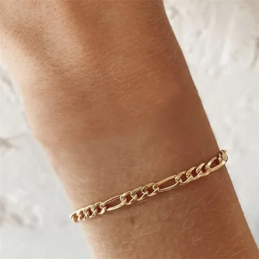 Couple Bracelet 4/6/8mm Figaro Chain Love Gift Men Jewelry Stainless Steel Party Accessories Women Stacking Bracelets 2