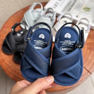Baby Boys Girls Sandals Premium Infant Summer Outdoor Shoes PU Lightweight Soft Anti-Slip Sole Toddler Prewalker 1