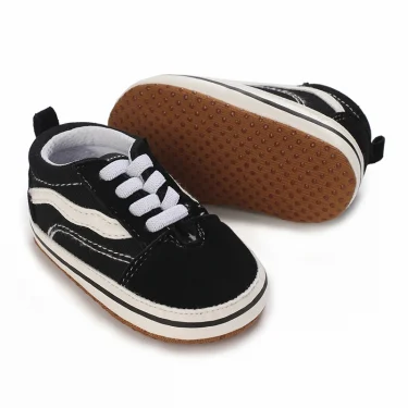 Canvas Sneakers Baby Boys Girls Shoes First Walkers Infant Toddler Anti-Slip Soft Sole Classical Newborn Baby Shoes 0-18 Month 4