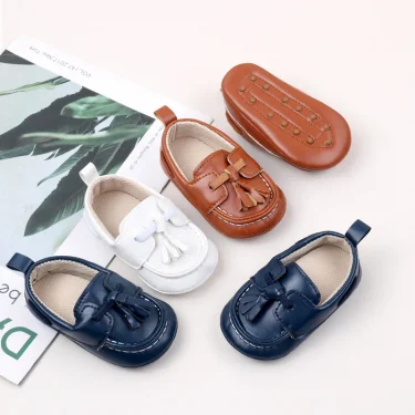 Baby Shoes Soft PU High Quality Anti-slip Sole Spring and Autumn Style for 0-9-18 Months Toddler Boys and Gils Fashion BBW3228 2