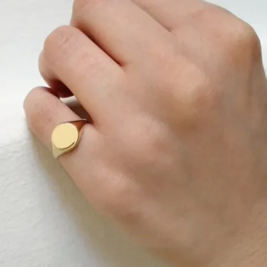 rings for women Stainless Steel ring woman Rock Square Heart Oval Classic Unisex Golden Jewelry Women ring like Wholesale 6