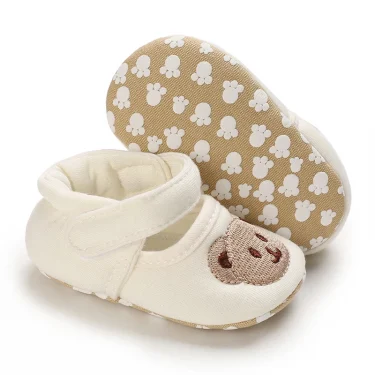 New Cute Cartoon 0-18M Baby Shoes for Boys and Girls Cotton Soft Bottom Anti slip Winter Warmth Preschool Kids First Walker 3