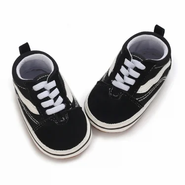 Canvas Sneakers Baby Boys Girls Shoes First Walkers Infant Toddler Anti-Slip Soft Sole Classical Newborn Baby Shoes 0-18 Month 5