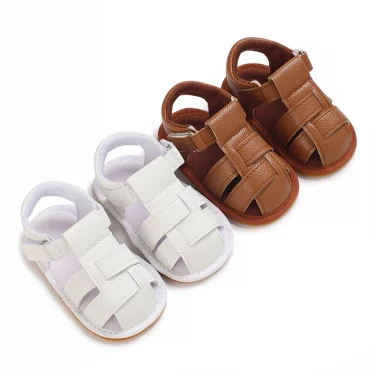 Toddler First Walker Baby Crib Newborn Baby Summer Sandals Infant Boy Girl Shoes Rubber Soft Sole Non-Slip 6