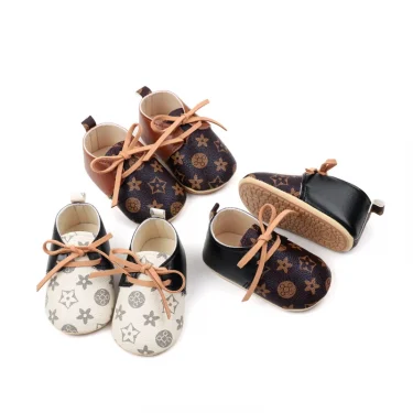 Baby Shoes Soft PU High Quality TPR Anti-slip Sole for Spring and Autumn Newborn Toddler Prewalking Classical NewFashion BZZ3245 6