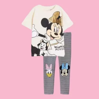 Cute Baby Girls Kids Clothing Disney Minnie Girls Clothes Sets Baby Clothes Set 0-10year Years Old 1