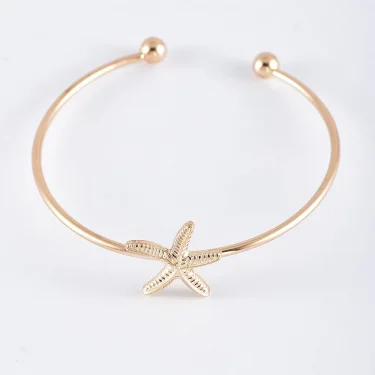5pcs/lot Bohemian Mixed Golden Shell Starfish Bracelet Women Summer Beach Casual Jewelry Accessories Friendship Gift 5