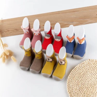 Spring and Fall Models of Children's Walking Shoes Floor Socks Infant Non-slip Soft Bottom Floor Shoes for Boys and Girls Indoor 3