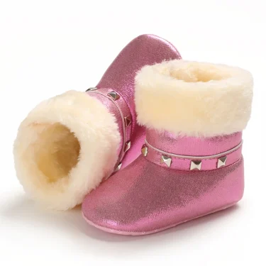 Autumn and Winter Baby Cotton Shoes With Plush Insulation Are Suitable For Indoor and Outdoor Baby Walking Shoes 5