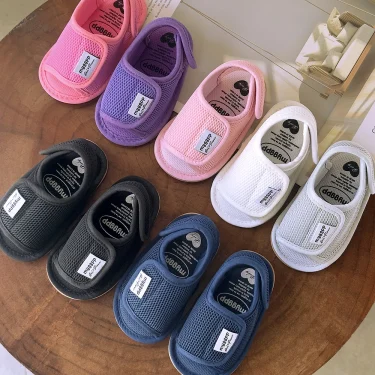 Baby Boys Girls Summer Sandals Outdoor Beach Anti-Slip Rubber Soft Sole Newborn Toddler First Walker Shoes 2