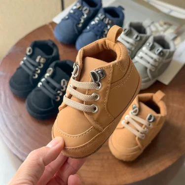 Baby Canvas Sneakers Classic Casual Baby Boy Girl Shoes Anti-slip Soft First Walkers Infant Baby Unisex Shoes 1