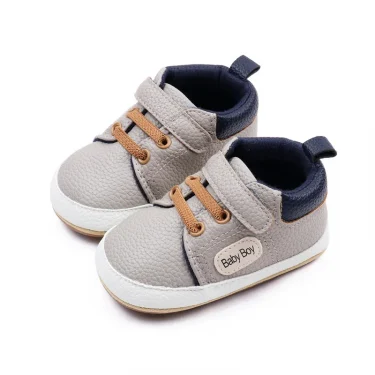 Baby Boy Shoes New PU Leather Casual Sneakers Anti-slip Infant Sport First Walkers Christening 2