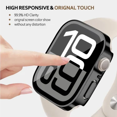 Screen Protector for Apple Watch Case 46mm 42mm 45mm 44mm 49mm 41mm 40mm Tempered Glass iWatch Series 10 7 8 9 SE 6 5 4 Ultra 2 2