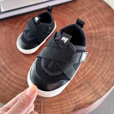 Baby Boys Girls Shoes Non-Slip Rubber Sole High-Top PU Leather Sneakers Infant First Walking Shoes Toddler Crib Shoes Newborn Lo 5