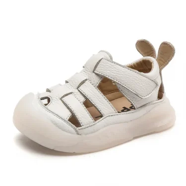 Baby Girls Boys Sandals 2025 Summer Infant Toddler Shoes Genuine Leather Soft-soled School Kids Shoes Children Beach Sandals 6