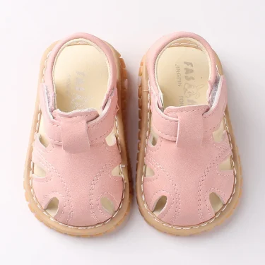Baby Girl Boy Summer Sandals Candy Color Kids Shoe Infant Anti-collision Toddler Whistle Shoe Soft Bottom Kid Child Beach Sandal 2