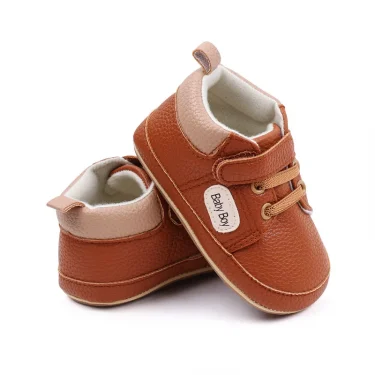Baby Boy Shoes New PU Leather Casual Sneakers Anti-slip Infant Sport First Walkers Christening 5
