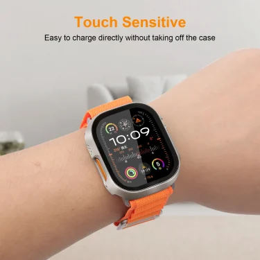 Tempered Glass+Privacy case for Apple Watch ultra 2 49mm 44mm 40mm 45mm Anti-Spy Screen Protector Cover iWatch series SE 6 8 7 9 6
