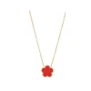 red gold necklace