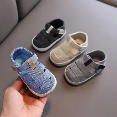 Baby Fashion Canvas Shoes Toddler Baby Boy Girl First Walkers Shoes Soft Sole Cotton Casual Shoes Infant Breathable Crib Shoes 2