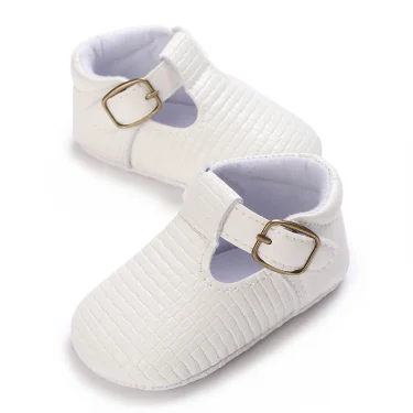0-18M Classic Fashion Boy And Girl Flat Walking Shoes PU Soft Sole Non-slip Shoes For Newborn Babies First Walker Walking Shoes 4