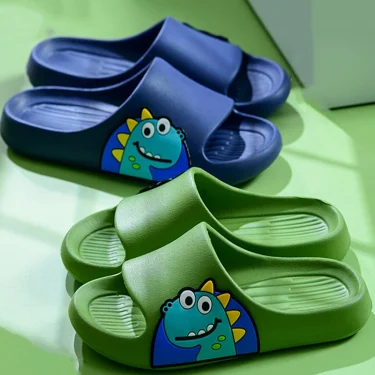 Cartoon children slippers summer soft sole anti slip indoor bathing anti fall girls and boys sandals and slippers 5