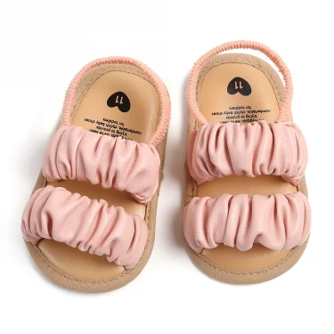 Soft soled cloud shaped sandals, suitable for newborns and girls - comfortable, non slip open toe design of walking shoes - very 5