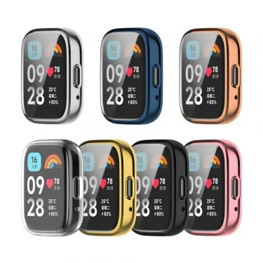 TPU Screen Protector Cover For Xiaomi Redmi Watch 3 Active/Lite Smart Watchband Case Protective Shell for Xiaomi Redmi Watch 3 2