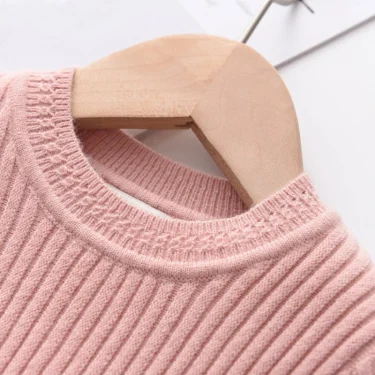 Bear Leader Long Sleeve Sweater Dress Girls Princess Baby Girl Clothes Sweet Tutu Party Dresses Christmas Little Girl Clothes 6