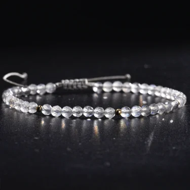 Dainty 3mm Labradorite Bracelet for Women Adjustable Easy to Wear to Best Friend 3
