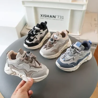 Boys Casual Shoes Girls Sneakers Toddlers Little Kids Fashion Sports Running Shoes Anti-skid Lace-up Classic 21-30 New Trend Hot 1