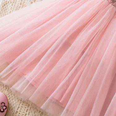 Kids Girls Dress for Summer Princess Birthday Party Evening Dresses New Christmas Dress for Baby Girls Dress 2-6 Y Child Clothes 6