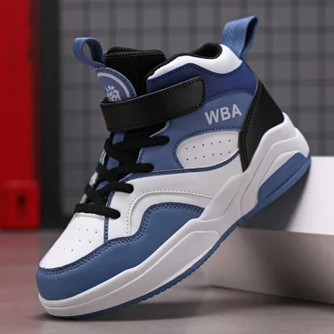 Autumn Children Sneaker Boys Shoes Flat Leather High Top Kids Sports Shoes Boy Basketball Running Tennis Sneaker 1