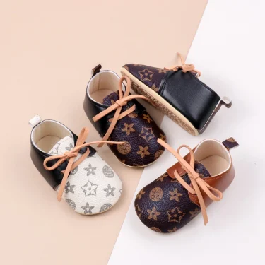 Baby Shoes Soft PU High Quality TPR Anti-slip Sole for Spring and Autumn Newborn Toddler Prewalking Classical NewFashion BZZ3245 3